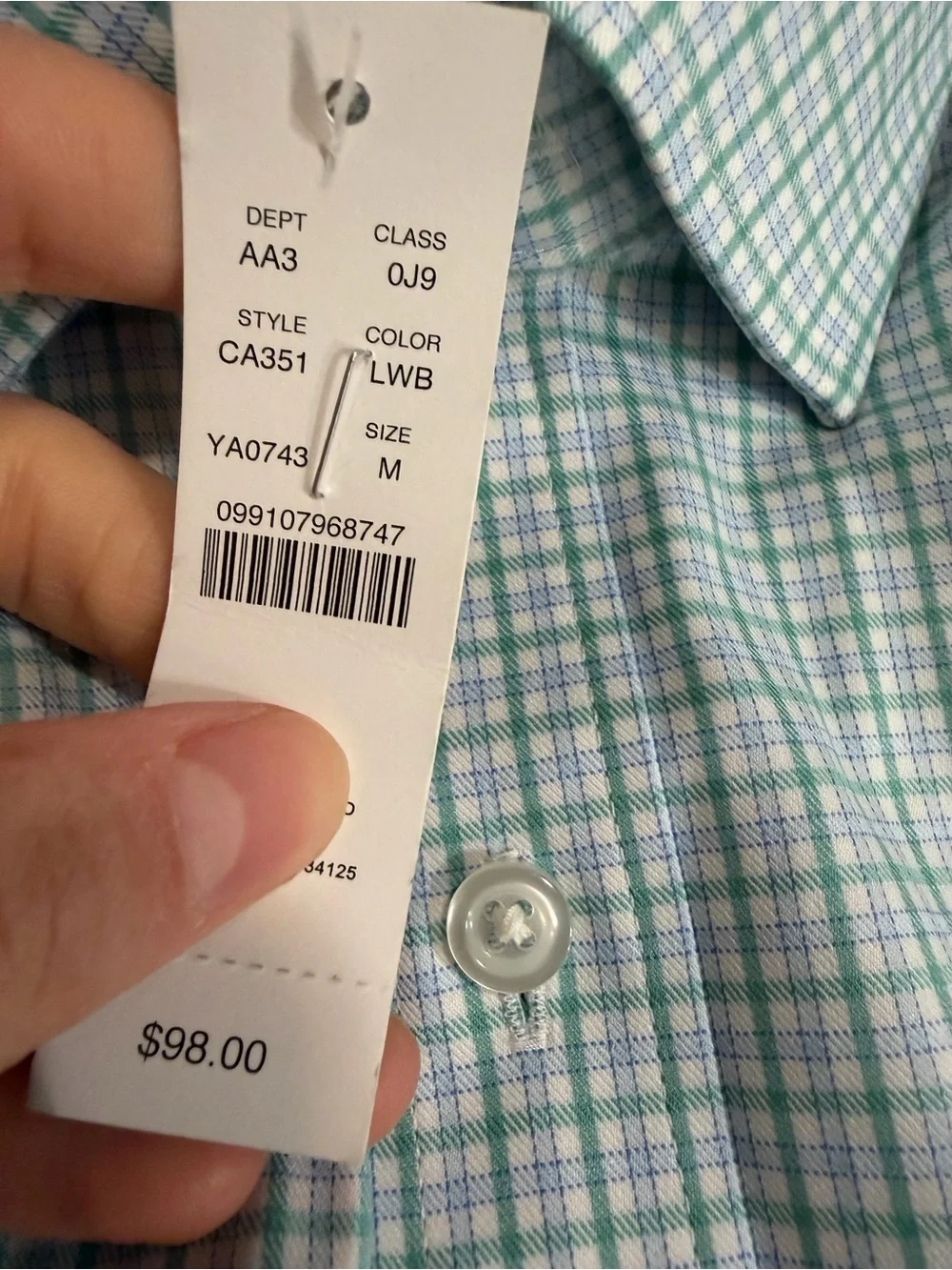 J crew Bowery performance stretch dress shirt with spread collar Item BX291